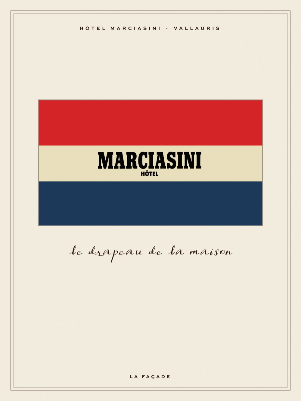 Poster: the house flag